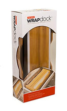 Load image into Gallery viewer, WRAPdock | 6" x 3.06" x 13.75" | Dual storage kitchen solution helping you use your aluminum foil, plastic wrap, wax paper. Holds any 2 rolls (Reynolds Wrap, Glad Plastic Wrap, Saran wrap, Cut-Rite)