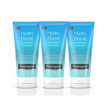 Load image into Gallery viewer, Neutrogena Hydro Boost Gentle Exfoliating Facial Cleanser with Hyaluronic Acid, Non-Comedogenic Oil-, Soap- & Paraben-Free Daily Face Wash, 5 oz (Pack of 3)