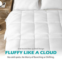 Load image into Gallery viewer, Cobnom Down Alternative Comforter Duvet Twin - Super-Soft 100% Cotton Quilted, Luxury Cloud Fluffy Breathable Recycled Microfiber Comforter Duvet, 280gsm Medium Marm for All Season, White