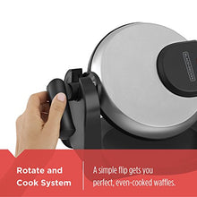 Load image into Gallery viewer, BLACK+DECKER Flip Waffle Maker, Silver, WM1404S