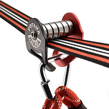 Load image into Gallery viewer, Fofana Ninja Slider Slackline Pulley Kit - 65 Ft. Slack Line Zip Ninja Course - Includes Slackline, 2X Slider Pulley, and Swing - Ninja Warrior Obstacle Course for Kids - Sports & Outdoor Play Toys