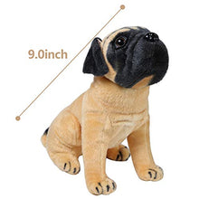 Load image into Gallery viewer, AMERLL Realistic Dog Stuffed Animals Plush Durable Stuffed Animal Dog Realistic Plush Toy Christmas New Year Gifts for Toddler Girls Kids, 9inches