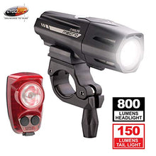 Load image into Gallery viewer, Cygolite Metro Plus 800 & Hotshot Pro 150 Bicycle Light Combo Set, Metro Plus 800 & Hotshot Pro 150 USB Rechargeable Bicycle Light Combo Set