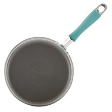 Load image into Gallery viewer, Rachael Ray Cucina Hard Anodized Nonstick Sauce Pan/Saucepan with Lid, 3 Quart, Blue