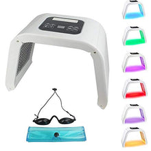 Load image into Gallery viewer, Skin Rejuvenation LED Equipment, LED Face Mask,PDT 7 Light Photon Facial Body Therapy Photodynamic Skin Care Beauty Device Acne Remover Anti-wrinkle with Protection Eye Mask Holiday(Shipping From USA)