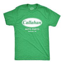 Load image into Gallery viewer, Mens Callahan Auto T Shirt Funny Shirts Cool Humor Graphic Saying Sarcasm Tee (Heather Green) - XL