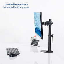 Load image into Gallery viewer, VIVO Steel Reinforcement Bracket Mount Plate for Thin, Glass, and Other Fragile Table Tops, Clamp Compatible with Most Monitor Stand C-Clamp Installations, Black, STAND-AC01R
