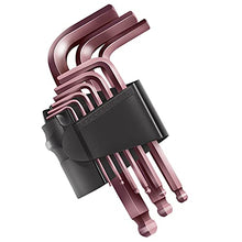 Load image into Gallery viewer, Necoichi Hex Key Allen Wrench Set,Small Hex Key Set,Short Arm Ball Head Allen Wrench Set Tool,Industrial Grade,Easy to Carry,9-Piece(1.5-10 mm)