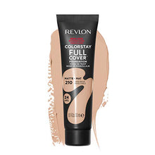 Load image into Gallery viewer, Liquid Foundation by Revlon, ColorStay Face Makeup for Normal and Dry Skin, Longwear Full Coverage with Matte Finish, Oil Free, 210 Sand Beige, 1.0 Oz