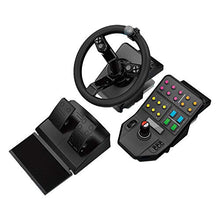 Load image into Gallery viewer, Logitech G Farm Simulator Heavy Equipment Bundle (2nd Generation), Steering Wheel Controller for Farm Simulation 19 (or Older), Wheel, Pedals, Vehicule Side Panel Control Deck for PC/PS4
