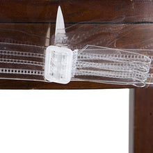 Load image into Gallery viewer, Houseables Chair Seat Covers, Plastic Cover, Fits 16” – 18” Seats, 2 Pack, Clear, Adjustable, PVC, Waterproof Protector, Vinyl, Kids Chairs Slipcover, for Dining Room, Kitchen, Cushion, with Straps