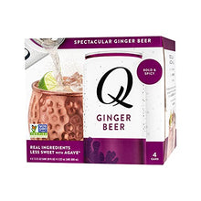 Load image into Gallery viewer, Q Mixers Premium Ginger Beer: Real Ingredients & Less Sweet, 7.5 Fl oz per can, 24 Cans