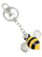 Load image into Gallery viewer, Value Arts Bejeweled Bumblebee Key Chain, 4.5 Inches Long