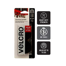 Load image into Gallery viewer, VELCRO Brand - Industrial Strength | Indoor & Outdoor Use | Superior Holding Power on Smooth Surfaces | Size 4ft x 2in | Tape, Black - Pack of 1, (Model: 90593)