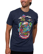 Load image into Gallery viewer, INTO THE AM Reflections Graphic Men's Graphic T-Shirt (Navy, Small)