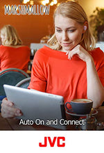 Load image into Gallery viewer, JVC Truly Wireless Earbuds Headphones, Bluetooth 5.0, Water Resistance(Ipx5), Long Battery Life (4+10 Hours), Secure and Comfort Fit with Memory Foam Earpieces - HAA10TA (Blue)