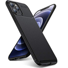Load image into Gallery viewer, ORIbox Case Compatible with iPhone 12 pro Case, Compatible with iPhone 12 Case, Durable Lightweight Shockproof Cover, Black