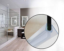 Load image into Gallery viewer, 2-Pack Butecare Frameless Shower Door Bottom Seal – Stop Shower Leaks and Create a Water Barrier (3/8” x 39”)