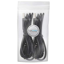Load image into Gallery viewer, FunTurbo PSP Charger Cable, Playstation Portable Charger PSP Power Cord for Charging Sony PSP 1000 2000 3000 USB Data Cable & Charging Cord 2-in-1 (2 Pack)