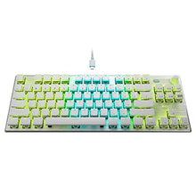 Load image into Gallery viewer, ROCCAT Vulcan TKL Pro PC Gaming Keyboard, Linear Optical Titan Switch, AIMO RGB Lighting, Tenkeyless Mechanical Feel Speed Keystroke, Low Profile Ergonomic Design for Wrist Rest Support, White