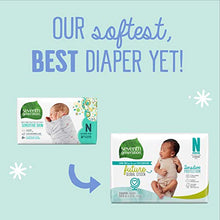 Load image into Gallery viewer, Seventh Generation Baby Diapers, Size Newborn, 80 Count, Super Pack, for Sensitive Skin