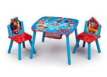 Load image into Gallery viewer, Delta Children Kids Table and Chair Set With Storage (2 Chairs Included) - Ideal for Arts & Crafts, Snack Time, Homeschooling, Homework & More, Nick Jr. PAW Patrol