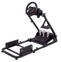 Load image into Gallery viewer, Hottoby Racing Simulator Cockpit Stand All for Fanatec/Thrustmaster/Logitech G25/G29/G920/G923 Support to PC/Xbox One/PC Gaming Simracing