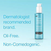 Load image into Gallery viewer, Neutrogena Hydro Boost Lightweight Hydrating Facial Cleansing Gel for Sensitive Skin, Gentle Face Wash & Makeup Remover with Hyaluronic Acid, Hypoallergenic & Non Comedogenic, 6 oz