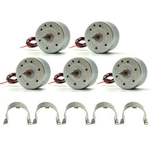 Load image into Gallery viewer, EUDAX Mini Generator Motors 3V-12V DC Motor Electric Motor for DIY Toys Wind Turbine Generator Hand Cranked Power Generator Model (Metal Motor Holder)