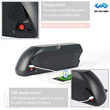 Load image into Gallery viewer, 48V 17.5AH Ebike Battery with USB Charge Socket,Lithium ion Electric Bike Battery for 1000W/750W/500W Bike Motor,Waterproof Shell