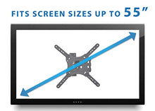 Load image into Gallery viewer, Mount-It! Full Motion TV Wall Mount Monitor Wall Bracket with Swivel and Articulating Tilt Arm, Fits 26 32 35 37 40 42 47 50 55 Inch LCD LED OLED Flat Screens up to 66 lbs and VESA 400x400
