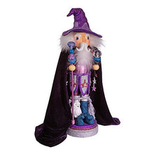 Load image into Gallery viewer, Kurt S. Adler 18" Hollywood Purple Wizard Nutcracker