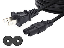 Load image into Gallery viewer, Amazon Basics Replacement Power Cable for PS4 Slim and Xbox One S / X - 6 Foot Cord, Black & High-Speed 4K HDMI Cable - 10 Feet