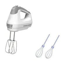 Load image into Gallery viewer, Black & Decker MX3000W 250-Watt Hand Mixer, White/Grey