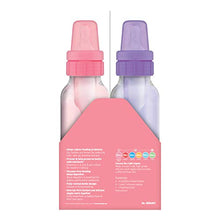 Load image into Gallery viewer, Dr. Brown's Girls' 6 Pack 8 oz. Bottles - 3 (8 oz.) Lavender - 3 (8 oz.) Pink - Natural Flow