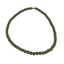Load image into Gallery viewer, EleeColorful Health Ion Tourmaline Beads Stretch Necklace Chain Balance w/Box/ (Green)