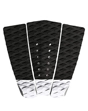 Load image into Gallery viewer, Abahub 3 Piece EVA Surfboard Deck Traction Pads with Kicker for Stomp Skimboards, Surf Boards, Funboard, Fish Board, White