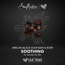 Load image into Gallery viewer, SheaMoisture Bath Face Skin care Kit Body Cleanser for Dull Skin African Black Soap Made with Fair Trade Shea Butter, Aloe Vera, 3 Count