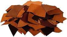 Load image into Gallery viewer, 10 lbs Leather Scrap - Large Pieces of Full Grain Leather Cowhide Remnants Bag - Design & Make Crafts - Mixed Colors