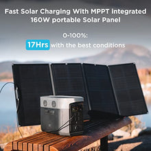 Load image into Gallery viewer, EF ECOFLOW Delta Max (2000) Solar Generator 2016Wh with 160W Solar Panel, 6 X 2400W (5000W Surge) AC Outlets, Portable Power Station for Home Backup Outdoors Camping RV Emergency