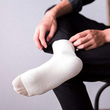 Load image into Gallery viewer, Men's 100% Cotton Knitted Socks Dress and Casual & Mens All-season Crew Socks Pack of 5