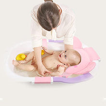 Load image into Gallery viewer, AIR&TREE Baby Bath Seat Support Net, Quick Drying, Adjustable, Comfortable, Non-Slip, Infant Bathtub Sling Shower Mesh for a Tub, with Safety Support Corner (Pink Elephant)