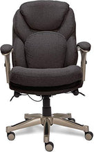 Load image into Gallery viewer, Serta Ergonomic Executive Office Chair Motion Technology Adjustable Mid Back Design with Lumbar Support, Dark Gray Fabric