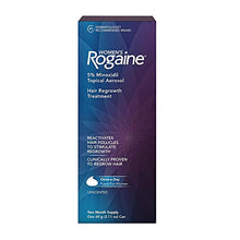 Load image into Gallery viewer, Women's Rogaine 5% Minoxidil Foam for Hair Thinning and Loss, Topical Treatment for Women's Hair Regrowth, 2-Month Supply