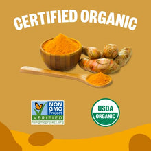 Load image into Gallery viewer, Organic Turmeric Ginger Tea K-Cup Pods, 24 Pods by FGO - Keurig Compatible - Naturally Caffeine-Free Herbal Tea, Premium Green Tea is USDA Organic, Non-GMO, & Recyclable