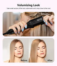 Load image into Gallery viewer, Terviiix Hair Crimper for Women with 4 Interchangeable Plates, Keratin & Argan Oil Infused Crimping Iron for Hair, Volumizing Crimper Hair Iron with 5 Heat Settings & 60 Min Auto Off