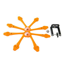 Load image into Gallery viewer, Fine Magical Octopus Lazy Bracket,Cell Phone Holder, Tablet Holder Universal Phone Stand, Lazy Bracket, DIY Free Rotating Mounts with Multiple Function (Orange)
