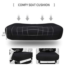 Load image into Gallery viewer, Hbada Reclining Office Desk Chair | Adjustable High Back Ergonomic Computer Mesh Recliner | White Home Office Chairs with Footrest and Lumbar Support