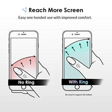 Load image into Gallery viewer, Velvet Caviar Cell Phone Ring Holder - Finger Ring & Stand - Improves Phone Grip Compatible with iPhone, Galaxy and Most Cases (Except Silicone/Leather) - Blue Opal Marble
