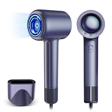 Load image into Gallery viewer, Professional Hair Dryer, Powerful Brushless Motor Blow Dryer for Fast Drying, Ionic Hair Dryer with 3 Heating/3 Speed Settings, Hot and Cold Automatic Cycle, Portable for Home & Travel